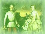 SISI und der Kaiser während ihrer Verlobungszeit 1853